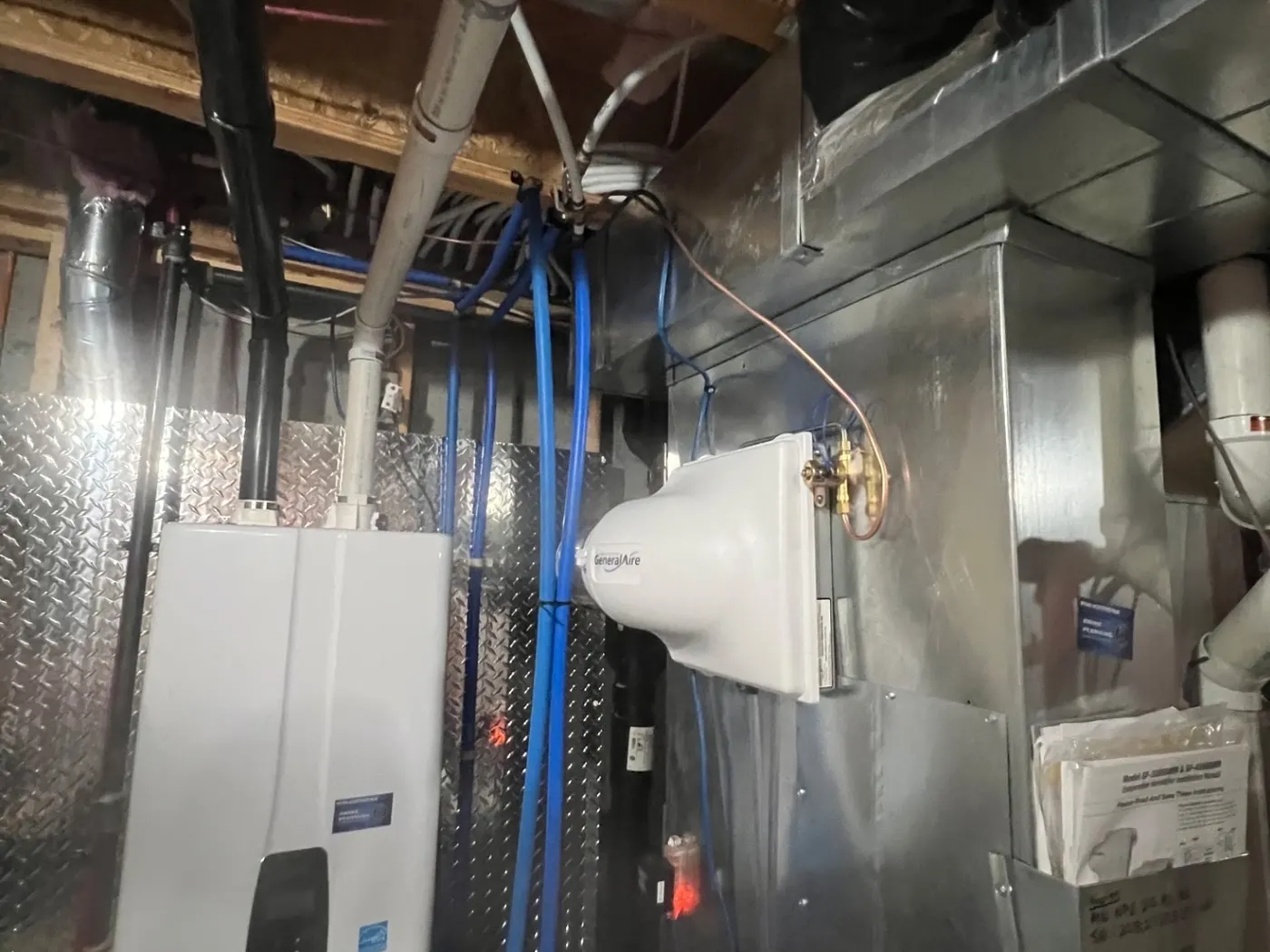 Annual tankless water heater flush and maintenance