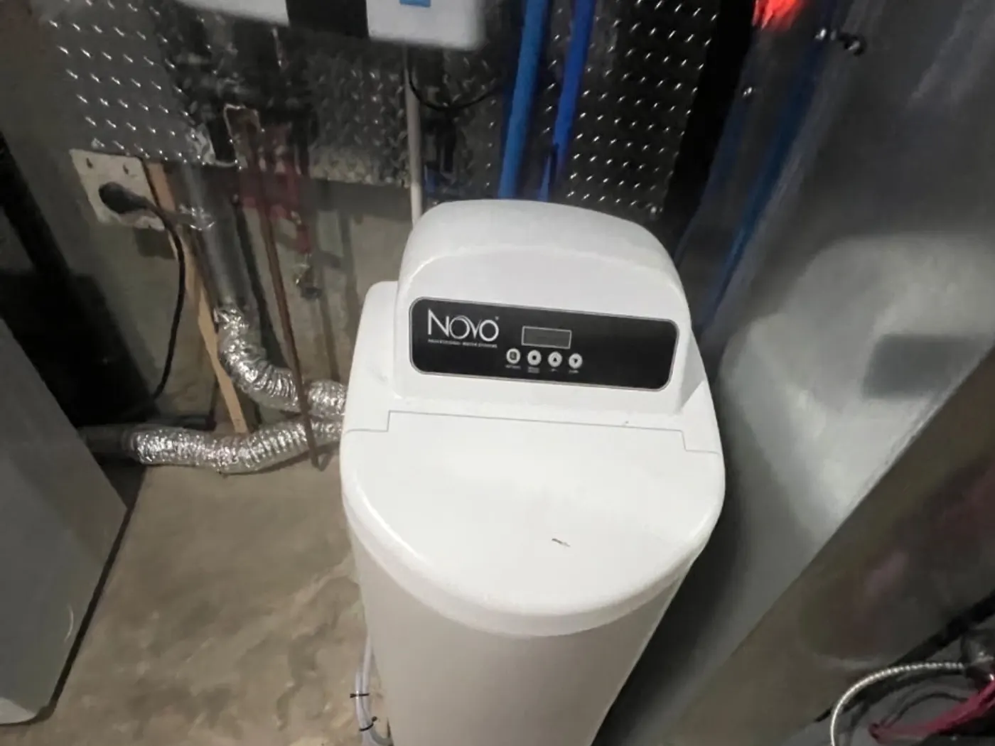 Water softener and treatment system installed by Rhino Plumbing
